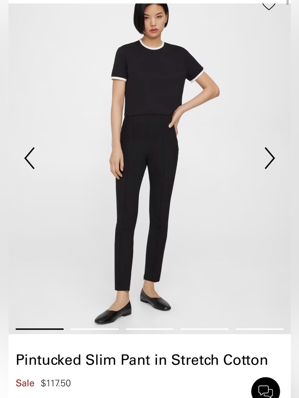 Theory Women’s Pintucked Slim Pants